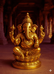 Pure Brass Lord Ganesha Idol – Brass Hindu Idol