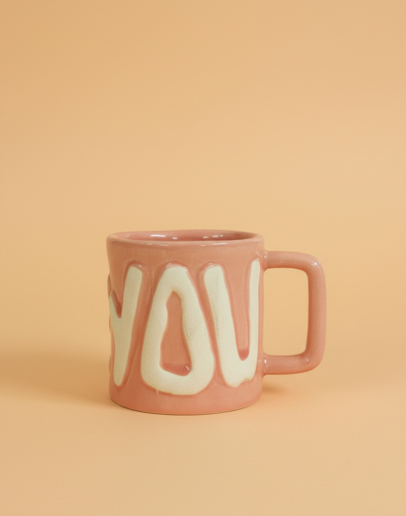 Nurture India I Love You Pink Mug 12-oz