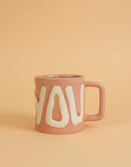 Nurture India I Love You Pink Mug 12-oz