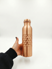 Pure Hammered Copper Water Bottle – Copper Water Bottle