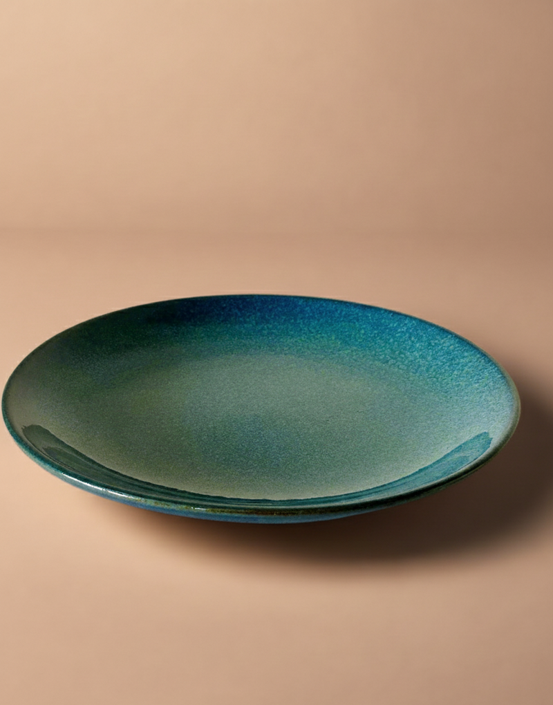 Nurture India Indigo Blue Dinner Plates 10-Inch