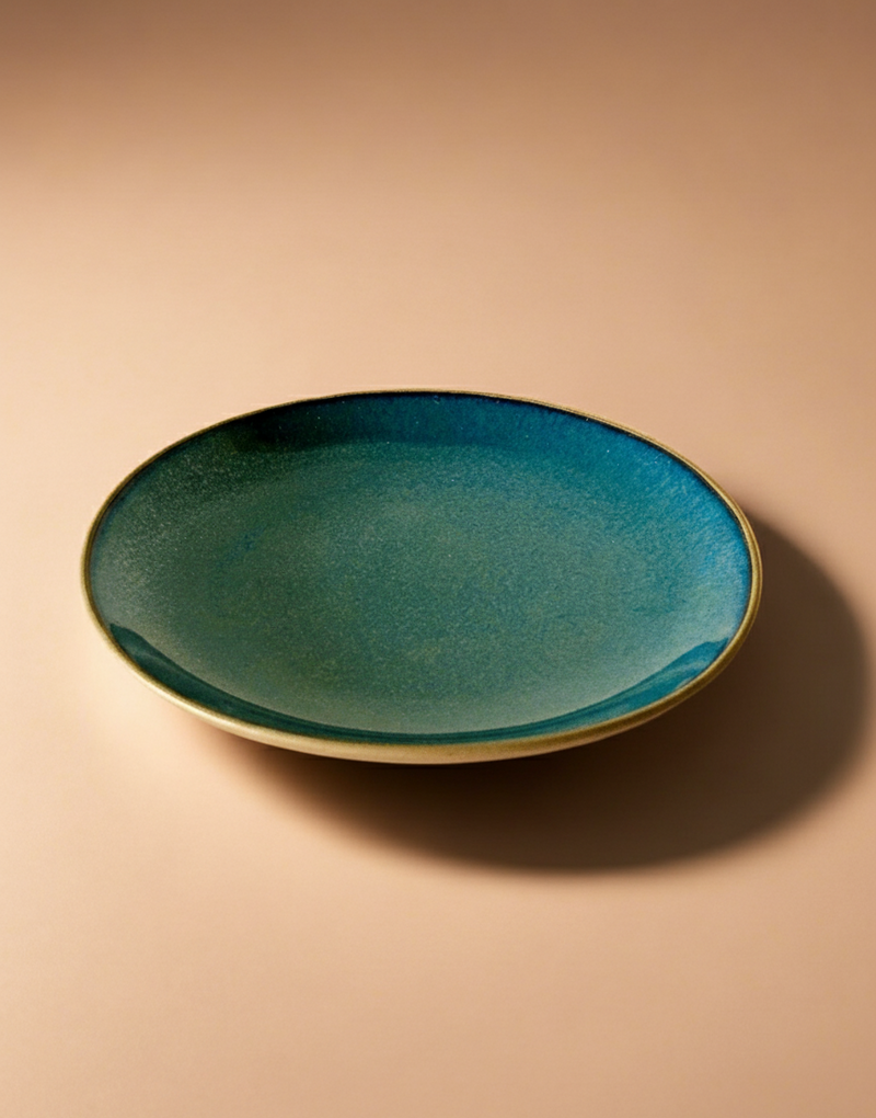 Nurture India Indigo Blue Dinner Plates 10-Inch