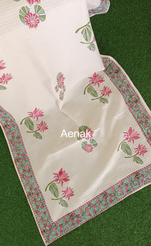 aenak-yellow-lotus-handblock-waffle-cotton-towel-copy-1