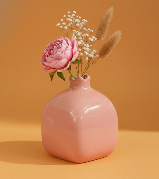 Nurture India Pomegranate Vase Pink