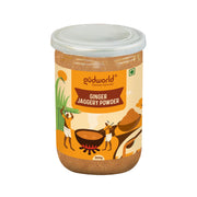 Gudworld Ginger Jaggery Powder – Warming Cane Sugar Sweetener (10.58 oz)