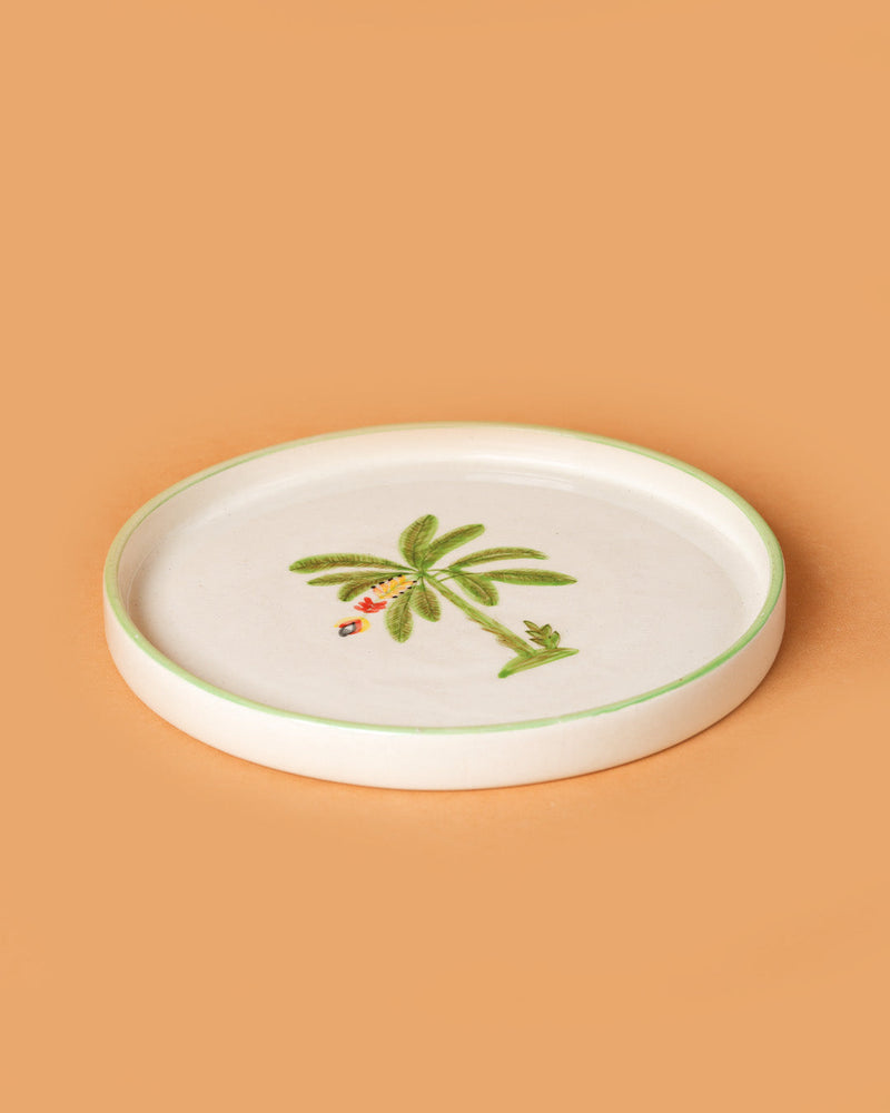 Nurture India Go Bananas Ceramic Plates 8-Inch