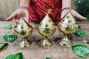 Pure Brass/Peetal Swastik Diya for Puja – Kitchen Utensil