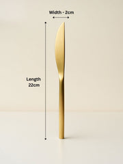 Nyra® 4-Pc Gold Stainless Steel Cutlery Set – Kitchenware