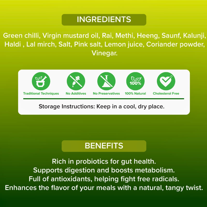 Green Chilli Pickle