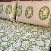 aenak-green-garden-handblock-printed-premium-cotton-fitted-bedsheet-set