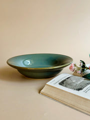 Nurture India Have It All Pasta Bowl Emerald Green
