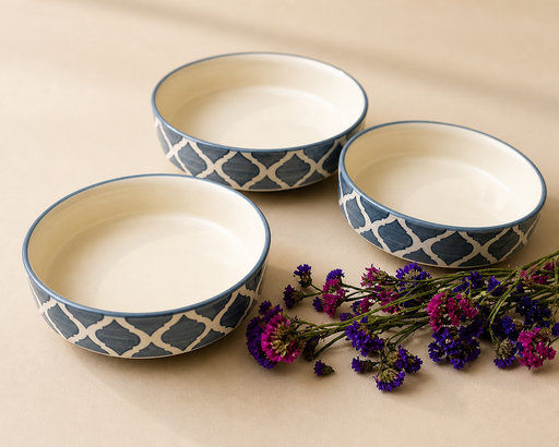 ceramic-kitchen-vintage-flat-bowl-set