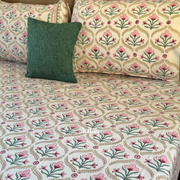 aenak-pink-green-cotton-bud-handblock-printed-premium-cotton-set-bedsheet