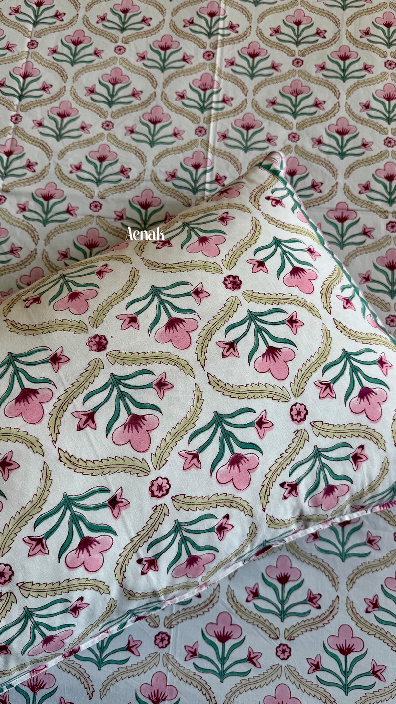aenak-pink-green-cotton-bud-handblock-printed-premium-cotton-set-bedsheet