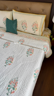 aenak-peach-anokhi-handblock-printed-reversible-quilted-bedcover-set