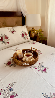 aenak-burgundy-anaar-handblock-printed-premium-cotton-bedsheet-set-beige-base-1