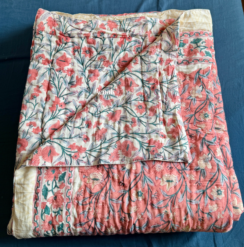 aenak-light-peach-floral-handblock-printed-reversible-mulmul-cotton-quilt-copy