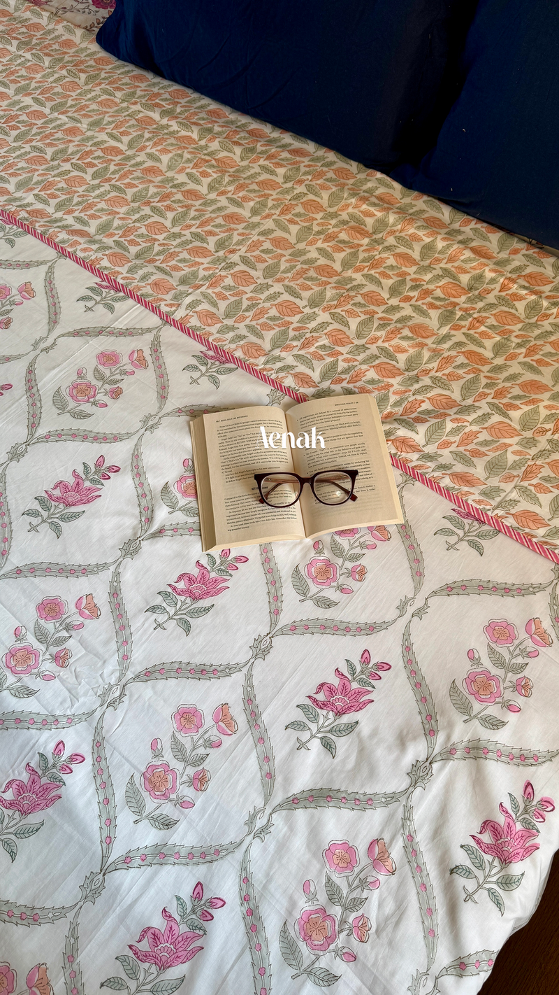 aenak-pink-periwinkle-handblock-printed-reversible-mulmul-cotton-quilt-1