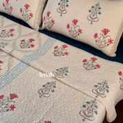 aenak-red-blue-jaal-handblock-printed-reversible-quilted-comforter-bedcover-set