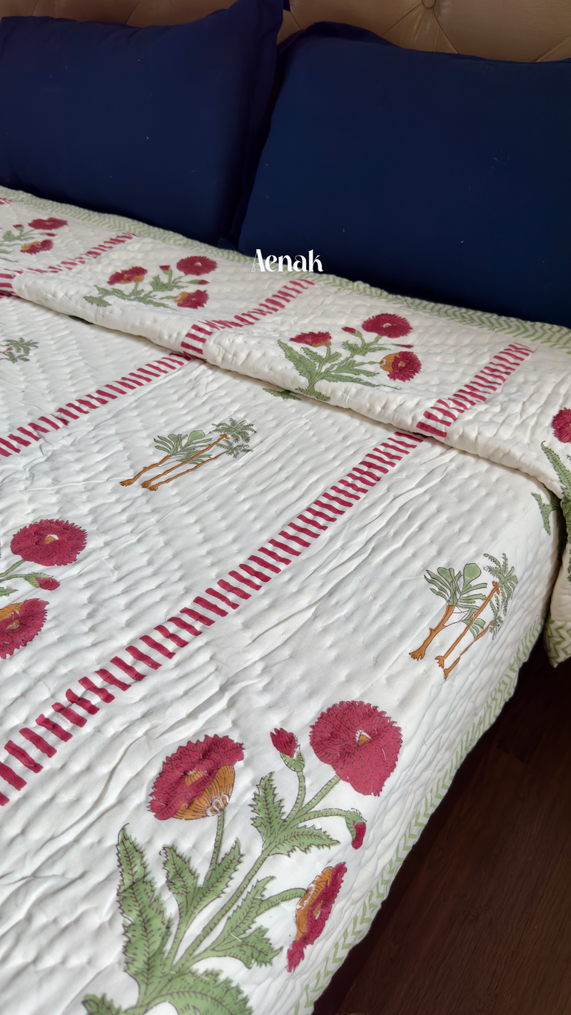 aenak-red-dahlia-handblock-printed-reversible-mulmul-cotton-quilt