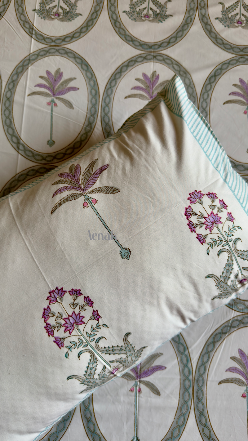 aenak-lilac-palm-handblock-printed-premium-cotton-set-bedsheet