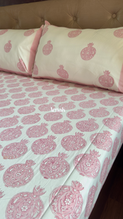 aenak-pink-anaar-jaal-handblock-printed-premium-cotton-set-bedsheet