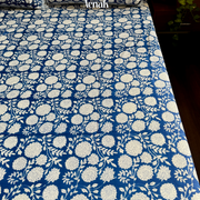aenak-blue-floral-garden-handblock-printed-premium-cotton-fitted-bedsheet-set