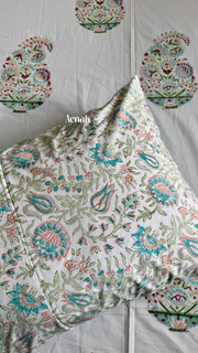 aenak-pink-kairi-handblock-bedsheet-dohar-combo-set