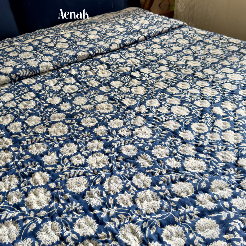 aenak-blue-floral-garden-handblock-reversible-mulmul-cotton-quilt