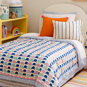 aenak-blue-orange-dinosaur-handblock-printed-reversible-mulmul-cotton-quilt-copy