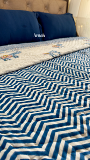 aenak-blue-chevron-elephant-handblock-printed-reversible-mulmul-cotton-quilt