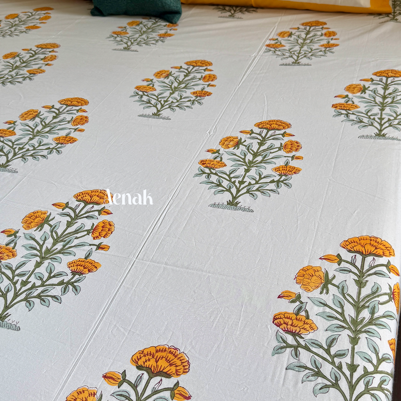 aenak-turmeric-yellow-marigold-handblock-duvet-quilt-cover