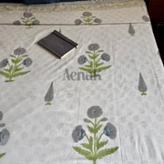 aenak-blue-dahlia-handblock-bedsheet-dohar-combo-set