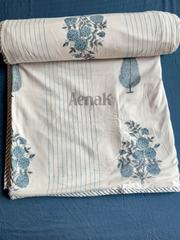 aenak-blue-phool-boota-handblock-printed-mulmul-cotton-reversible-dohar