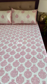 aenak-pink-anaar-jaal-handblock-printed-premium-cotton-set-bedsheet