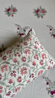 aenak-burgundy-anaar-handblock-premium-cotton-bedsheet-set