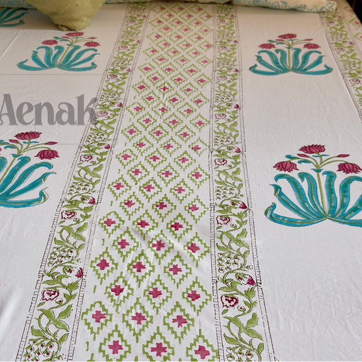 aenak-pink-lotus-handblock-duvet-quilt-cover