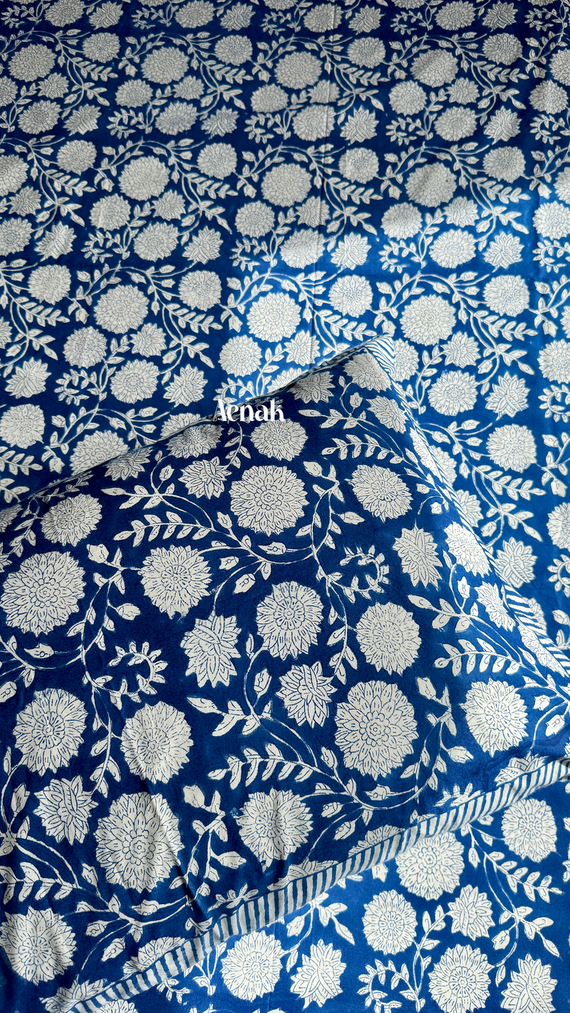 aenak-blue-floral-garden-handblock-printed-premium-cotton-set-bedsheet