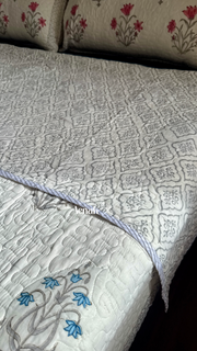 aenak-red-blue-jaal-handblock-bedsheet-comforter-bedcover-combo-set