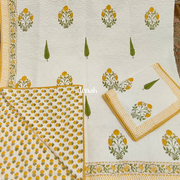 aenak-yellow-marigold-handblock-printed-reversible-quilted-bedcover-set-105-x108
