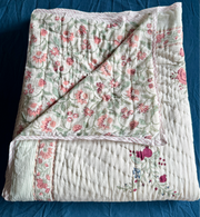 aenak-burgundy-anaar-handblock-bedsheet-quilt-combo-set