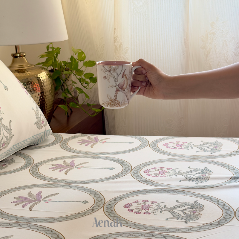 aenak-lilac-palm-handblock-printed-premium-cotton-set-bedsheet
