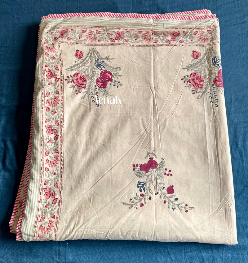 aenak-burgundy-anaar-handblock-bedsheet-dohar-combo-set-beige-base