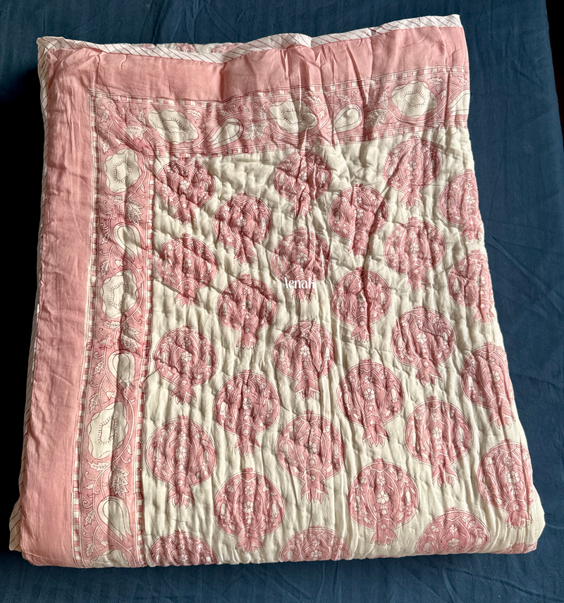 aenak-pink-anaar-handblock-printed-reversible-mulmul-cotton-quilt