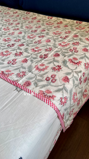 aenak-burgundy-anaar-handblock-bedsheet-dohar-combo-set-beige-base