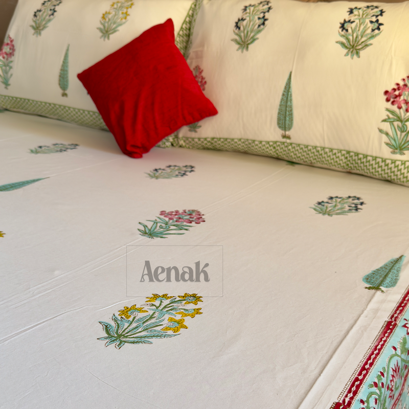 aenak-madhumati-handblock-bedsheet-quilted-bedcover-combo-set