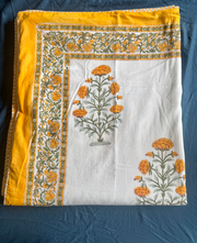 aenak-turmeric-yellow-marigold-handblock-printed-mulmul-cotton-reversible-dohar