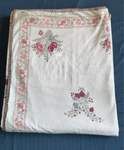 aenak-burgundy-anaar-handblock-bedsheet-dohar-combo-set