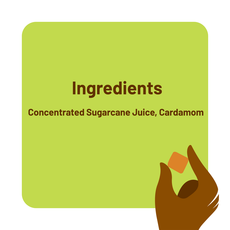 Gudworld Cardamom Jaggery Bites – Aromatic Spiced Sweet Candy (10.58 oz)