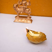 Hand Crafted Brass Floating Peepal Leaf shaped Diyas (Pair of Diyas) – Oil Lamp
